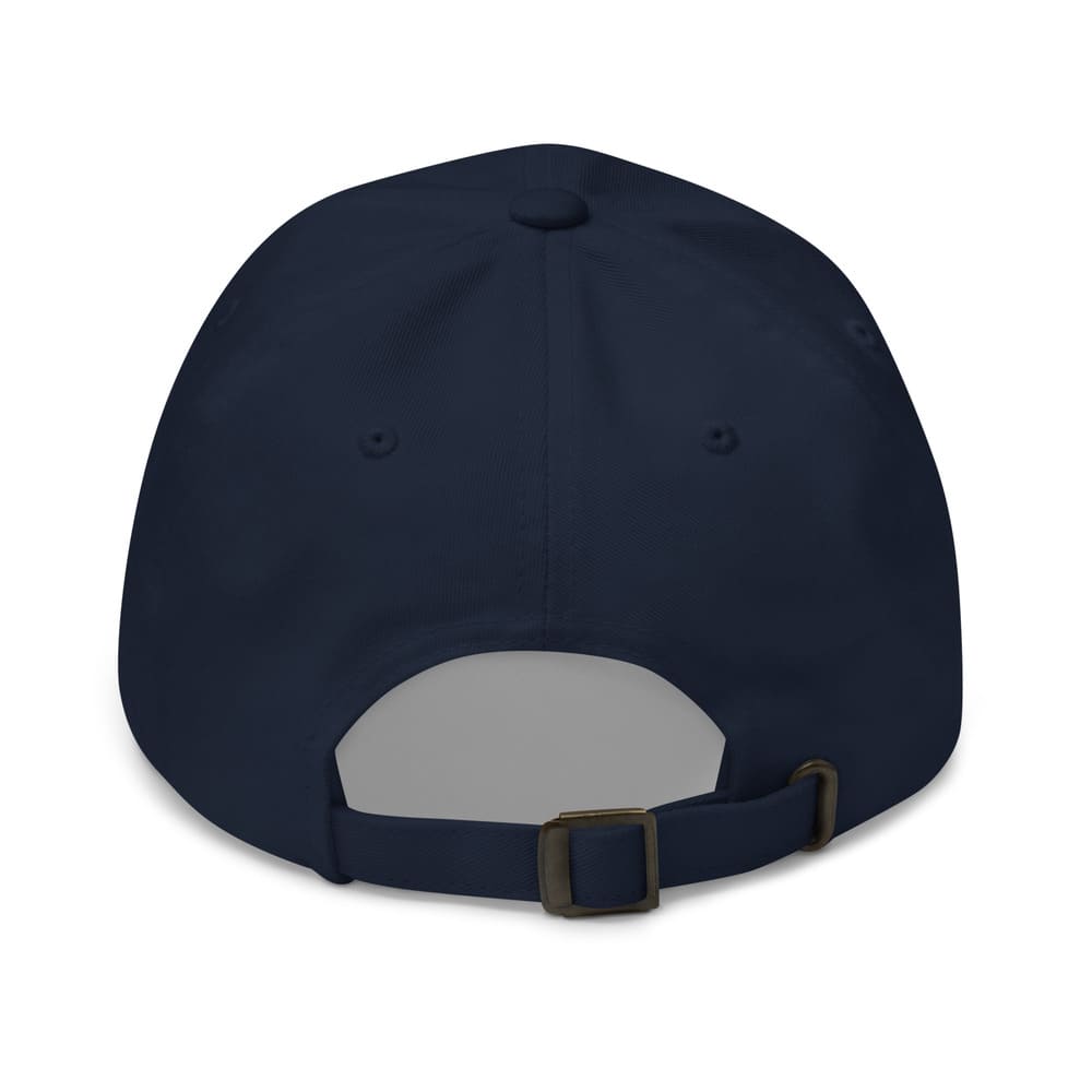 Casquette Never Give Up bleu arriere