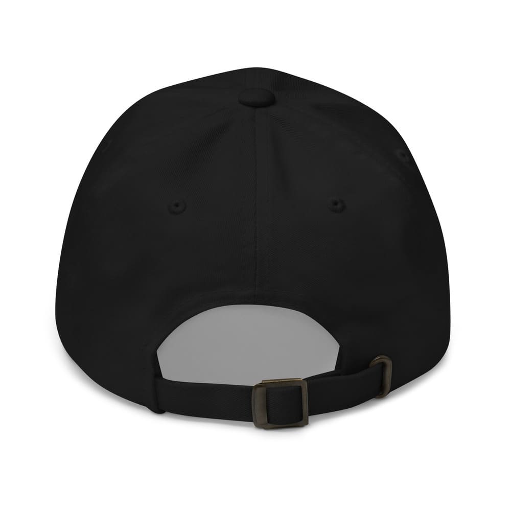 Casquette Never Give Up noir arriere