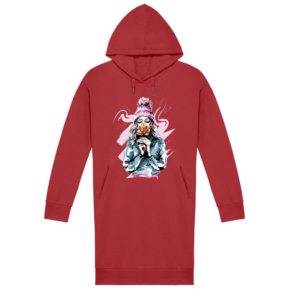 sweat à capuche long