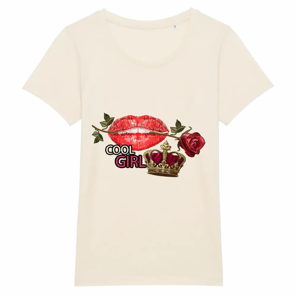 t-shirt femme 100% coton bio - tshirtenfolie.fr