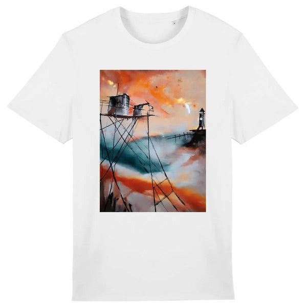 t-shirt graphique-cabane de pécheur