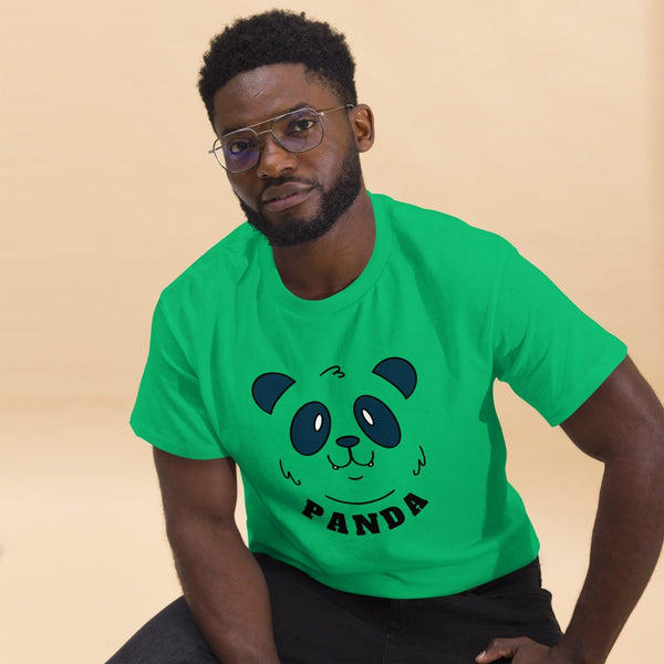 t-shirt vert panda homme