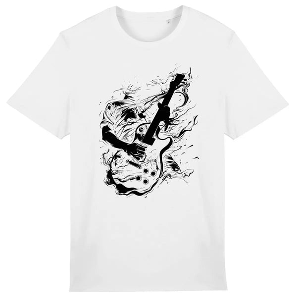 t-shirt rock blanc