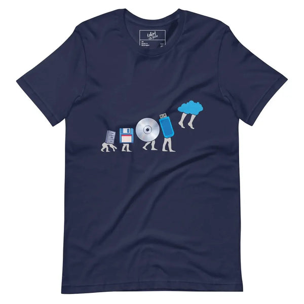 T-shirt Humoristique homme - Évolution du Stockage