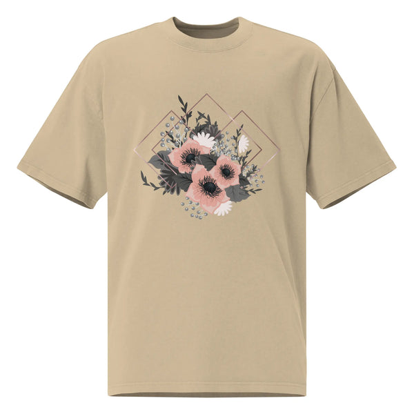 t-shirt femme oversize floral