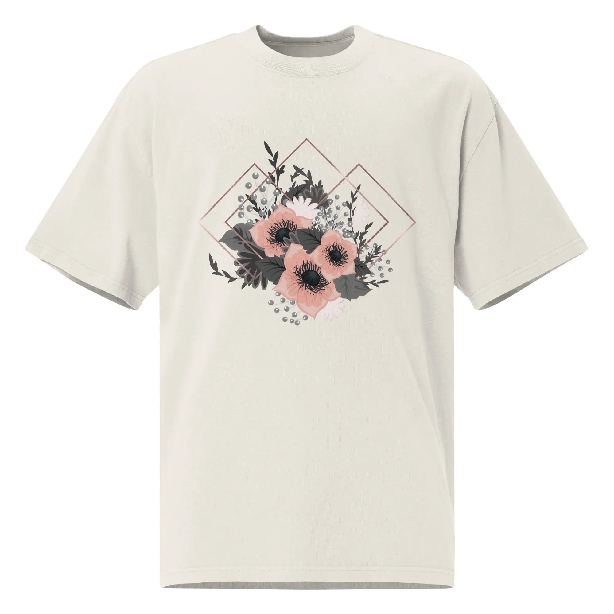 t-shirt femme oversize floral
