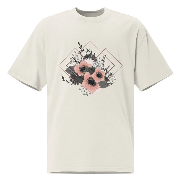 t-shirt femme oversize floral