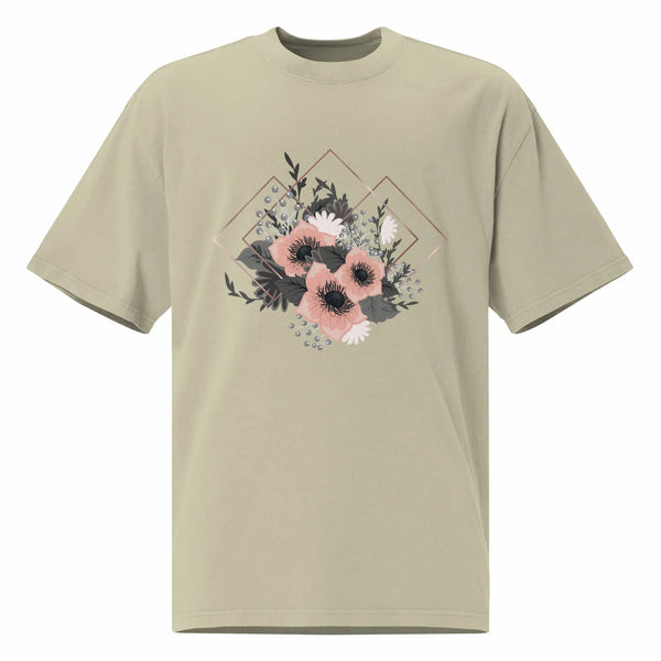 t-shirt femme oversize floral