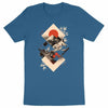 t-shirt graphique bleu