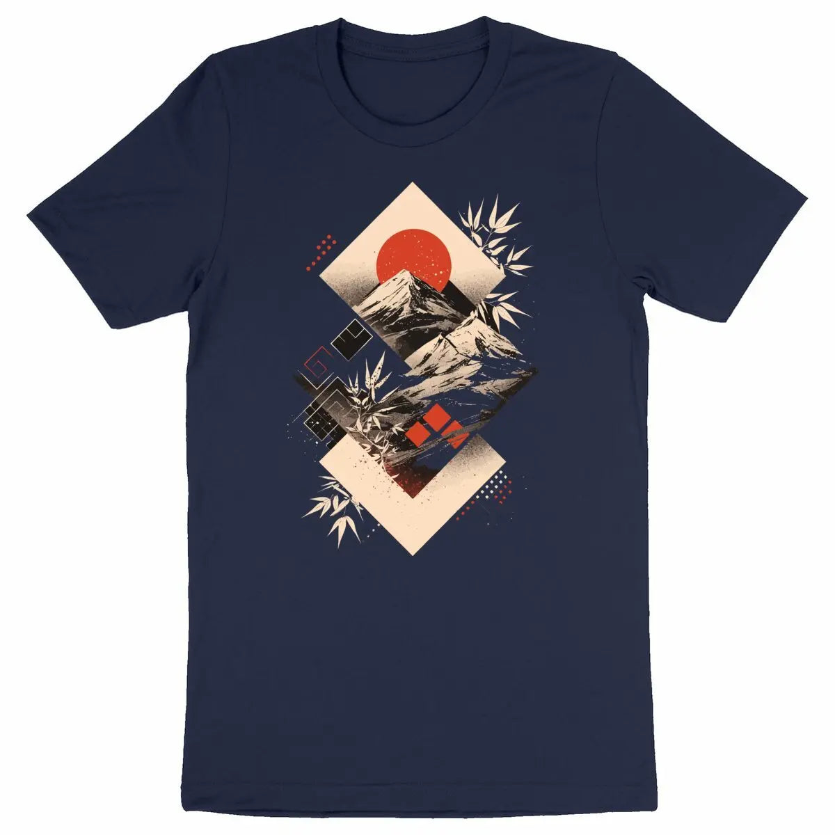 t-shirt graphique marine