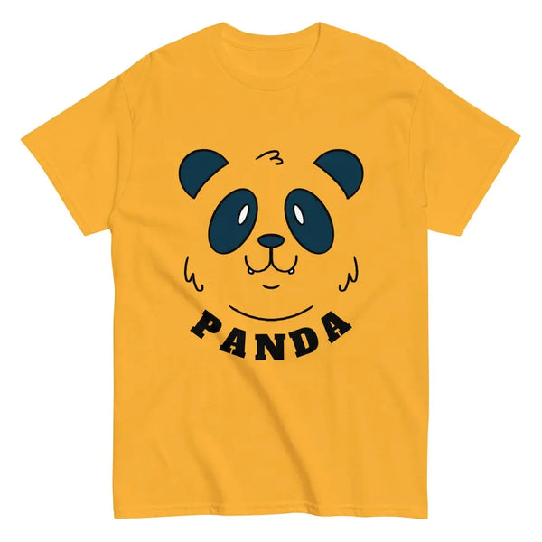 t-shirt jaune design panda