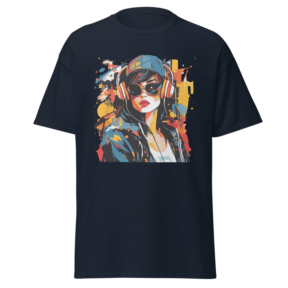 t-shirt navy design