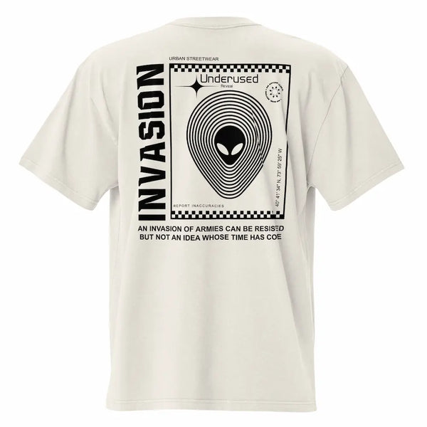 t-shirt blanc oversize
