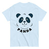 t-shirt bleu clair design panda
