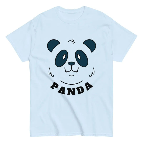 t-shirt bleu clair design panda