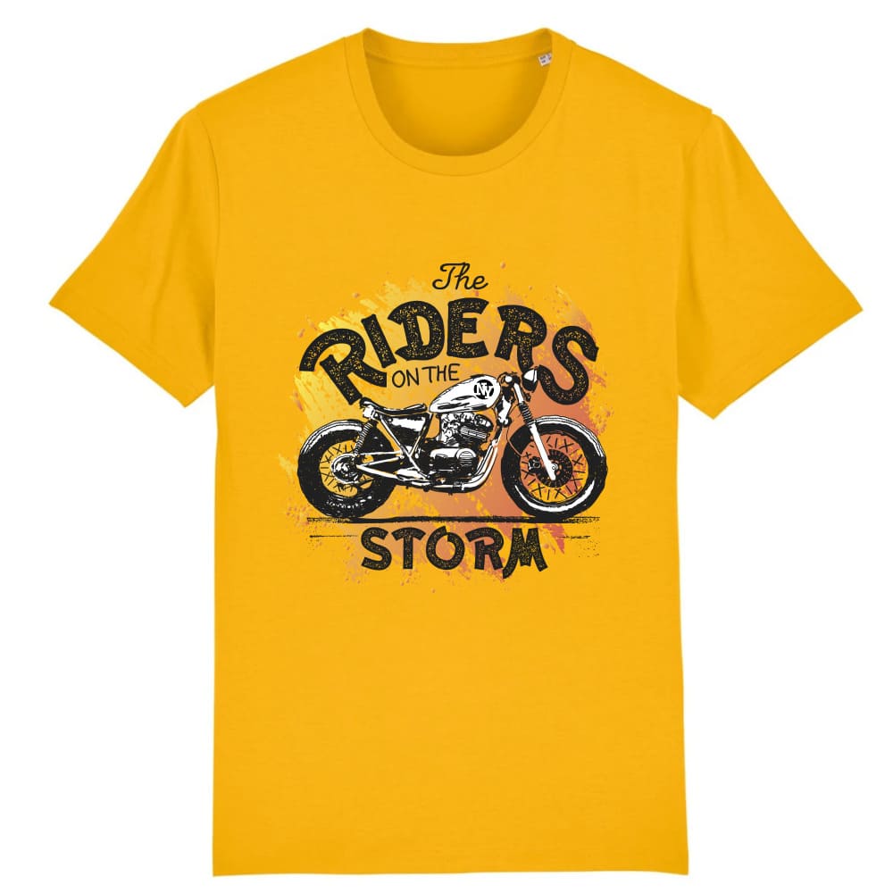t-shirt motard Jaune