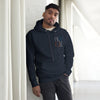 Sweat-shirt bleu marine à capuche premium New York City