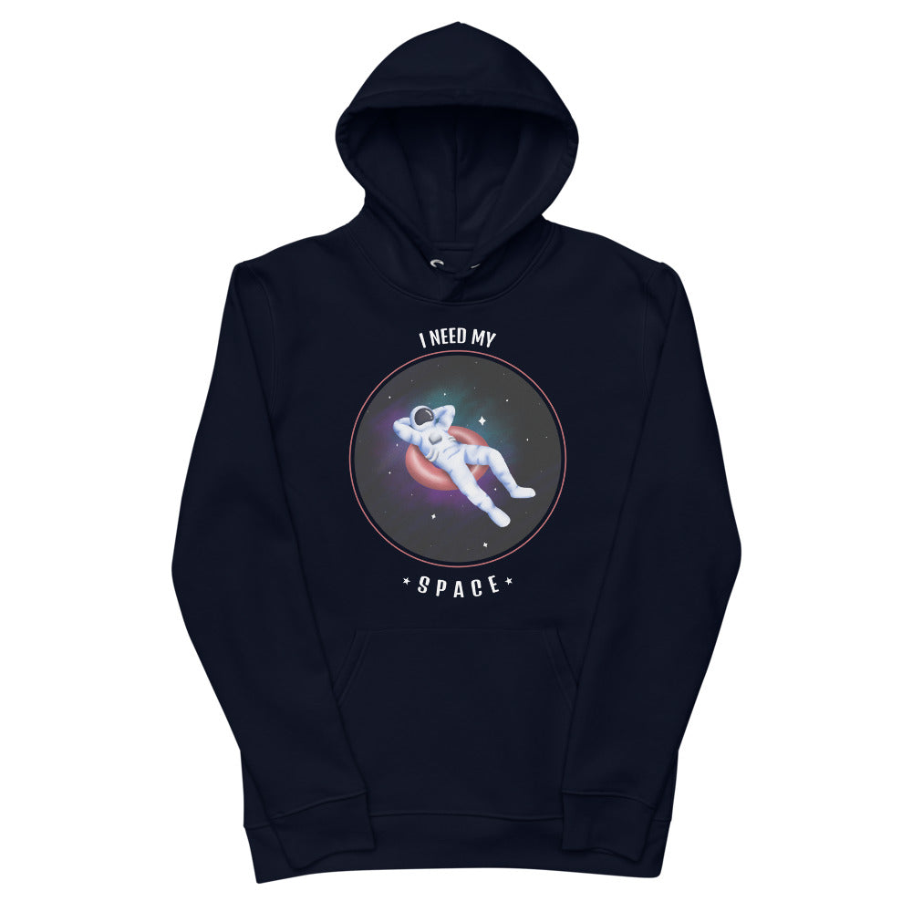 Sweats à capuche écologique bleu