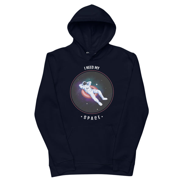 Sweats à capuche écologique bleu