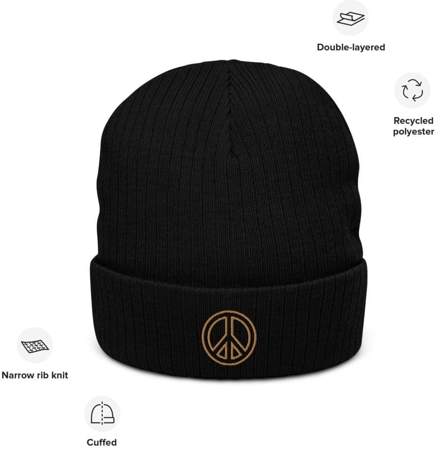 Bonnet à revers recyclé logo brodé - tshirtenfolie.fr