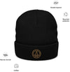 Bonnet à revers recyclé logo brodé - tshirtenfolie.fr
