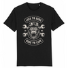 Tee-shirt noir pour motard- Live to Ride Gorilla