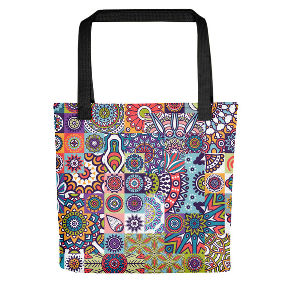 Tote bag motif africain