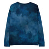 Sweat-Shirt effet aquarelle bleu foncé