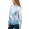 Sweat-Shirt femme cousu main - effet aquarelle