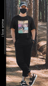 t-shirt noir design Anime