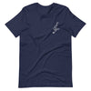 T-shirt classique bleu marine