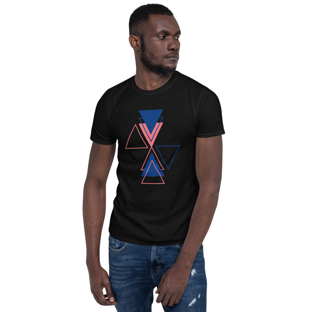 T-shirt Manches Courtes motifs géométriques homme