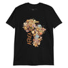 T-shirt noir Homme Afrique
