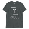 T-shirt gris avec logo PAUSE