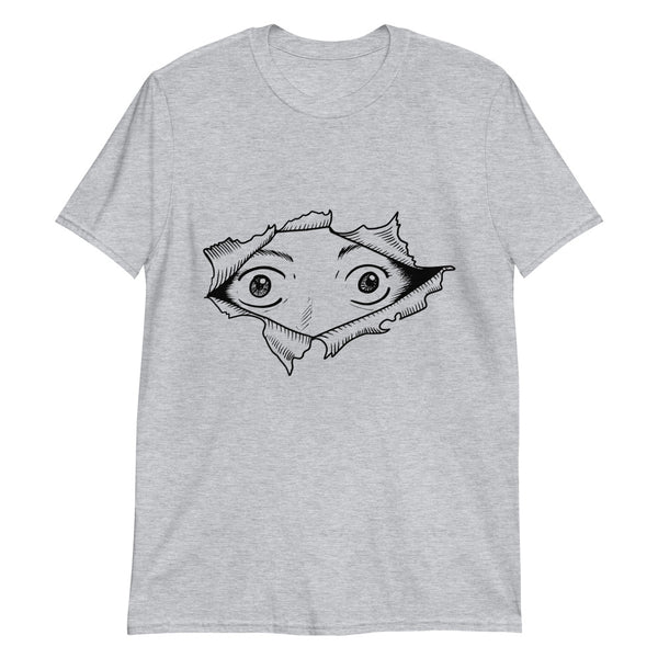 T-shirt gris manga