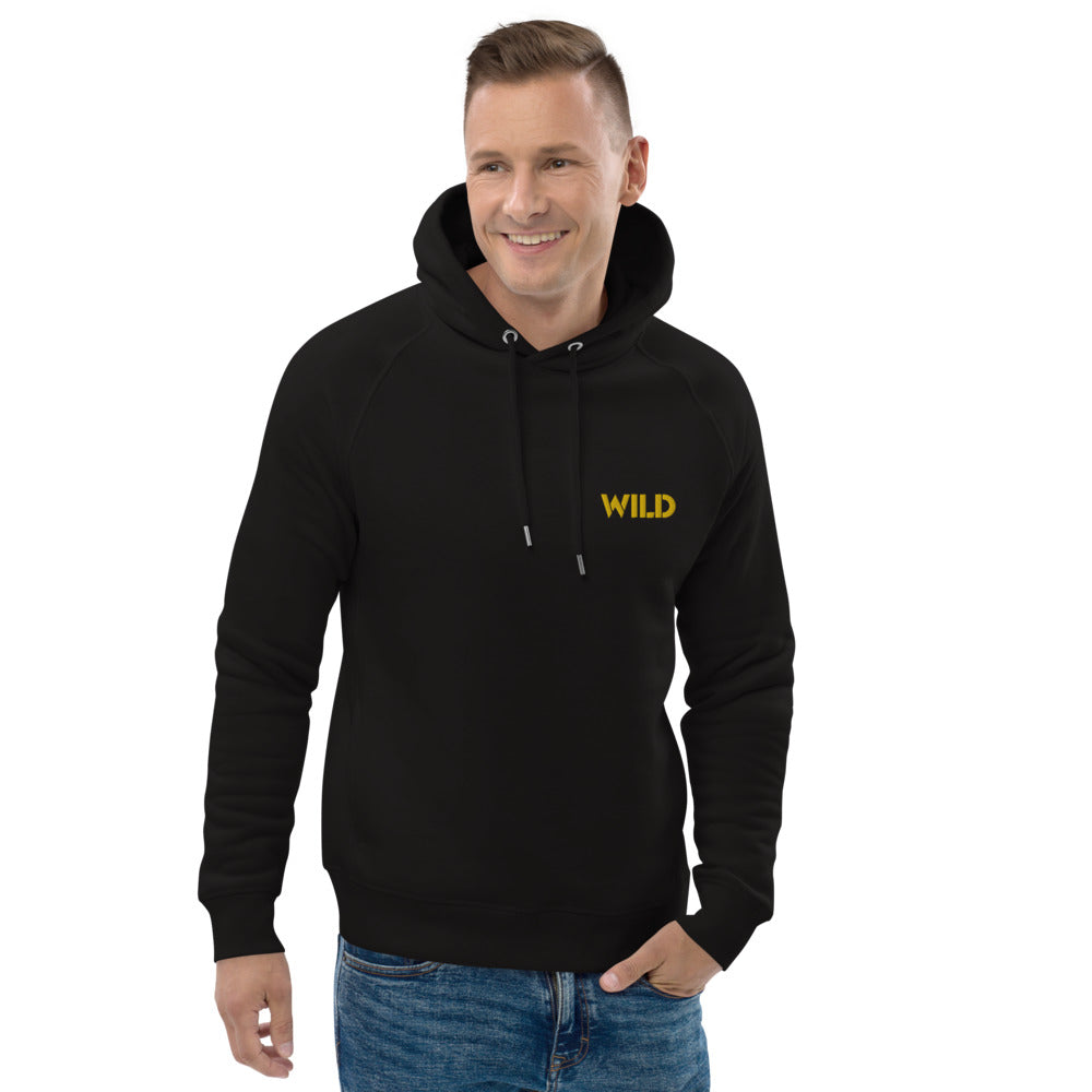 Sweat à capuche en coton bio avec logo brodé