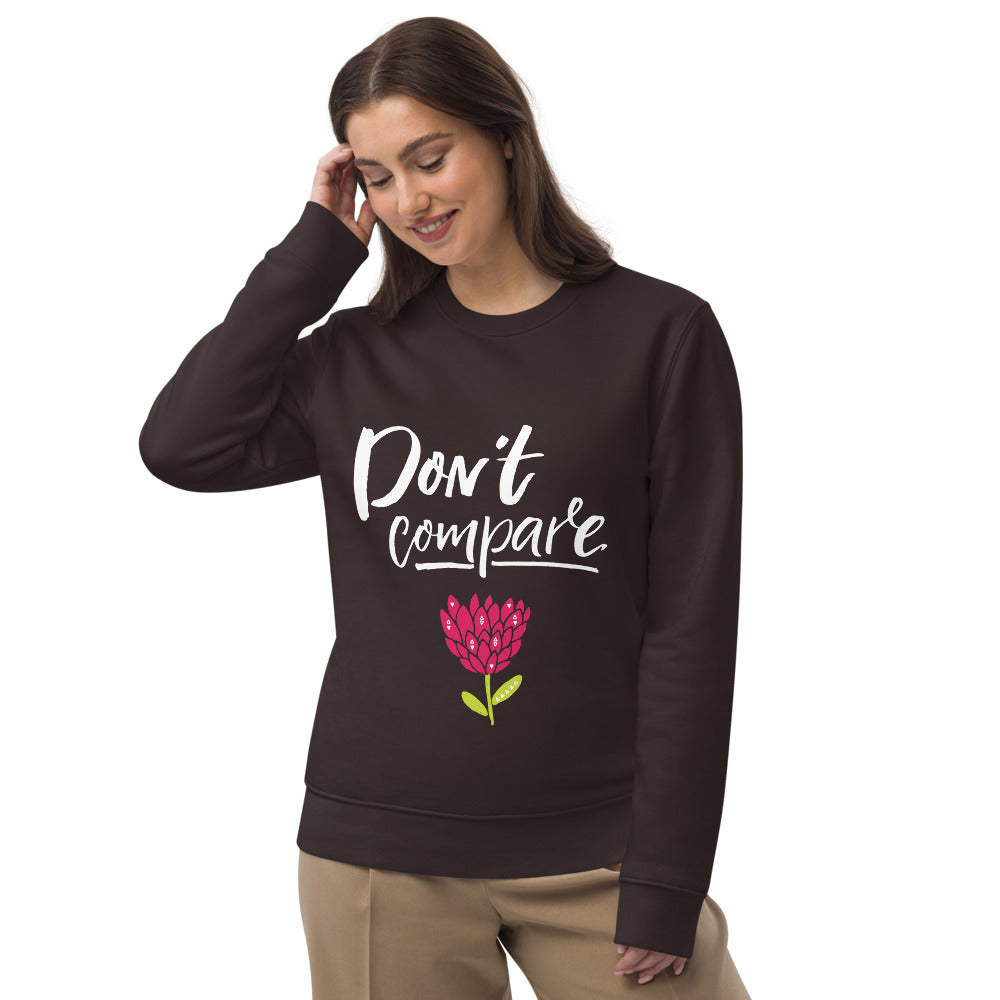 Sweatshirt marron éco-responsable pour femme