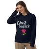 Sweatshirt bleu femme