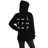 Sweat à capuche avec alphabet arabe