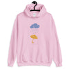 Sweat à capuche rose