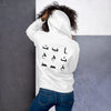 Sweat à capuche avec alphabet arabe