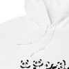 Sweat à capuche blanc five panda