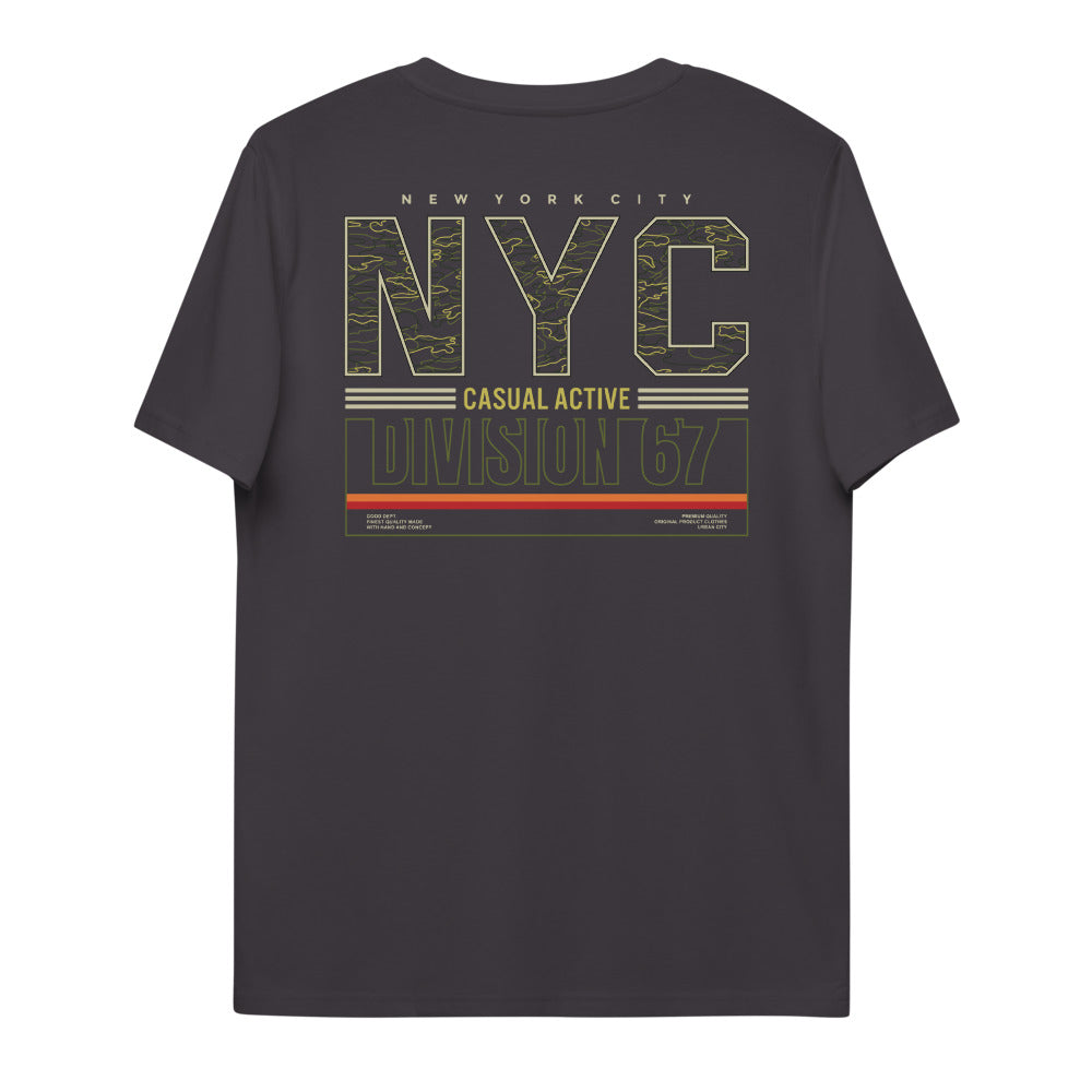 T-shirt NY gris anthracite