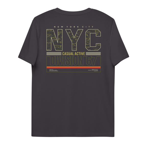 T-shirt NY gris anthracite