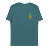 T-shirt en coton biologique avec motif ananas brodé
