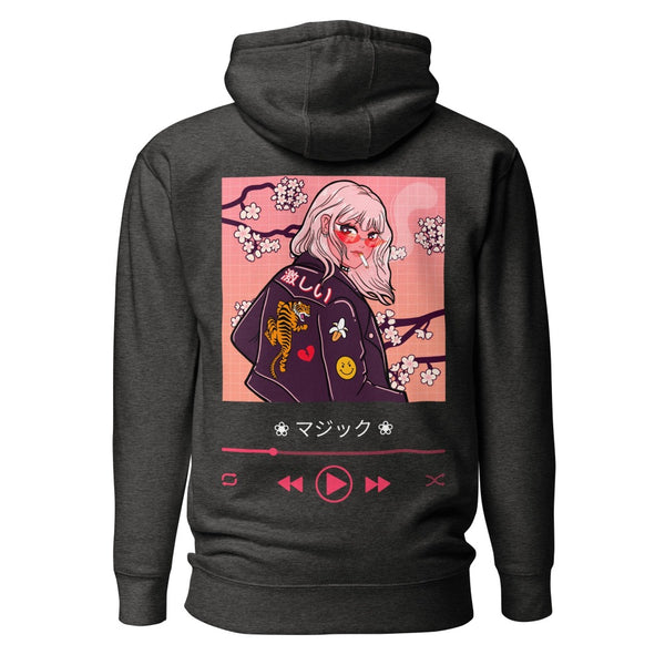 Sweat-shirt femme qui fume