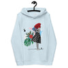 Sweat à capuche ajusté écologique pour femme