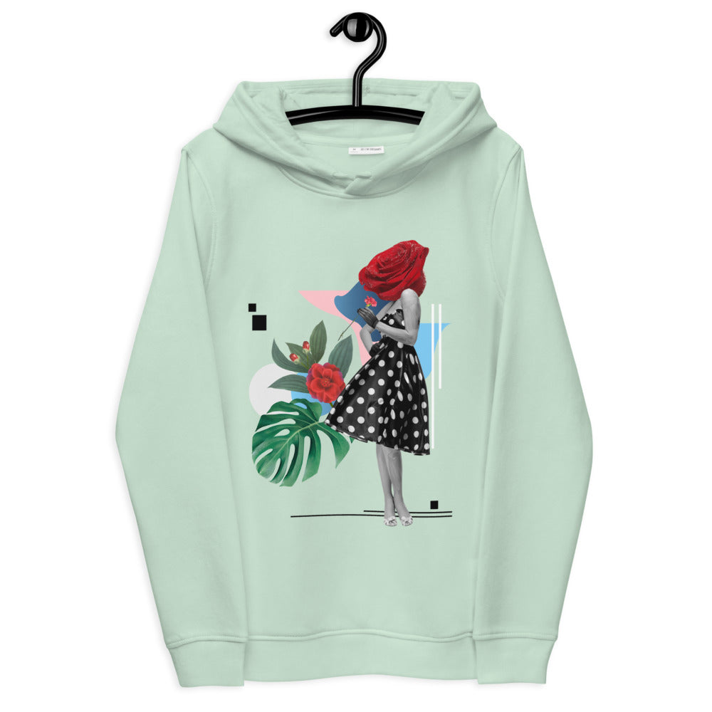 Sweat à capuche ajusté écologique pour femme