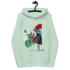 Sweat à capuche ajusté écologique pour femme