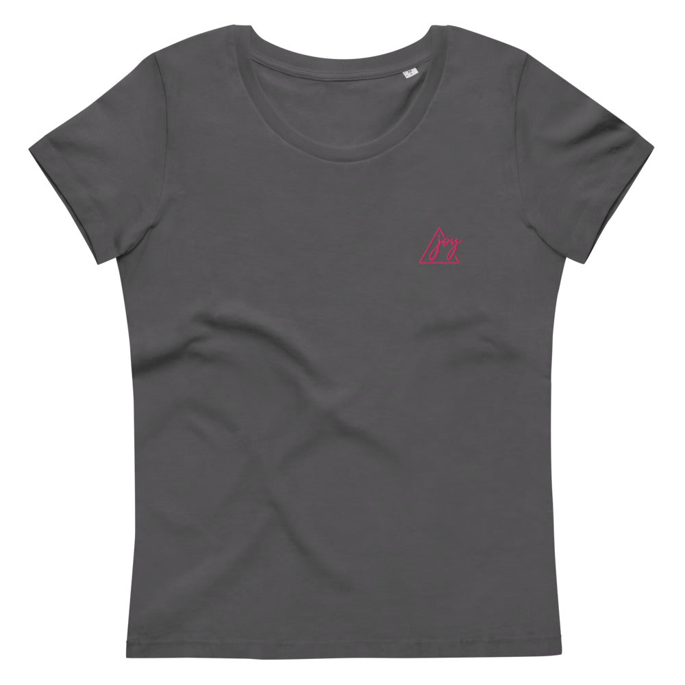 T-shirt moulant écologique femme logo brodé